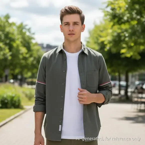 Thom Browne Button-Up Shirt – Size 0 - Picture 2 of 9